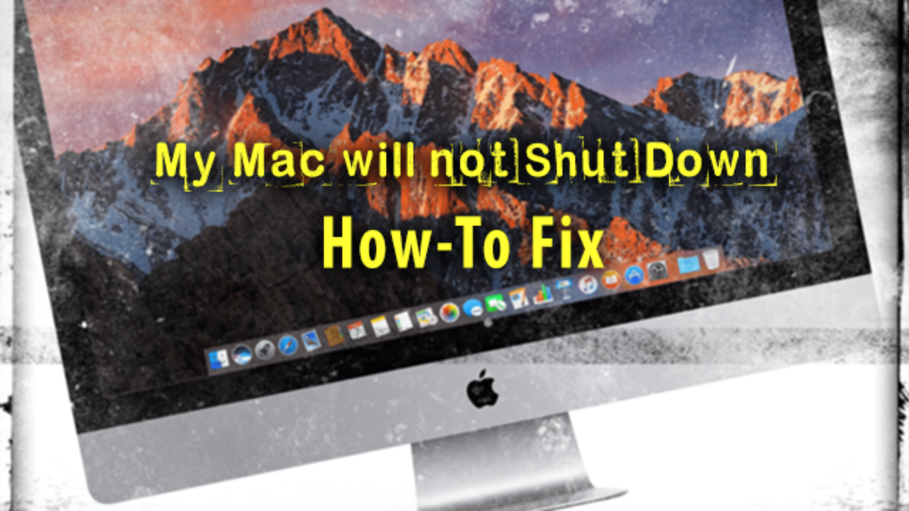 is force shutdown bad for mac pro sierra